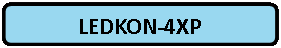 Dikd�rtgen: K�şeleri Yuvarlatılmış: LEDKON-4XP