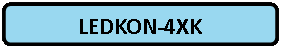 Dikd�rtgen: K�şeleri Yuvarlatılmış: LEDKON-4XK